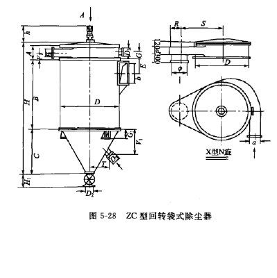 ZC型回轉袋式除塵器 ZC型回轉袋式除塵器